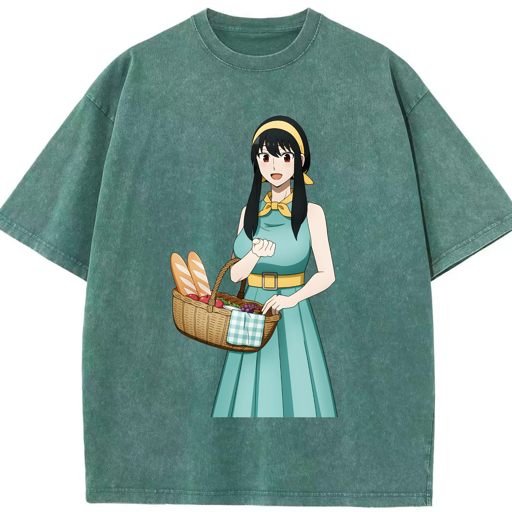 （画像用） SPY×FAMILY间谍家家酒 綿100% ヴィンテージ風 半袖Tシャツ（フロントプリント）